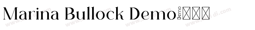 Marina Bullock Demo字体转换